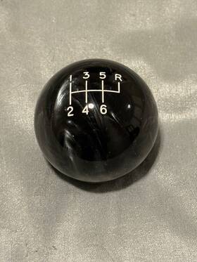 Speed Dawg Sk521nl-cl-p Black Pearl Shift Knob Engraved Pattern 6 Reverse Up Right