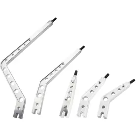 91603269-6 Speedway Motors 91603269-6/30 Machined Billet Aluminum Shift Lever With Holes 6 Inch-30 Deg