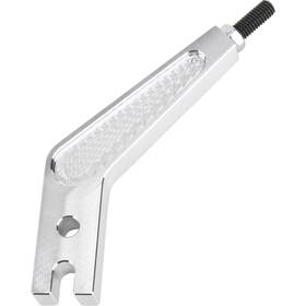 Speedway Motors 91603279-6/45 Machined Billet Aluminum Shift Lever No Holes 6 Inch-45 Deg