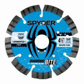 Spyder 884835013578 Masonry Segmented Cutting Wheel 4-1/2 Inch - 14120