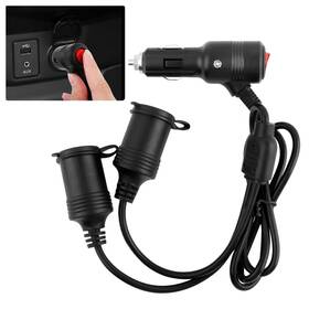 Ssnnuu Er-0401 3ft 1 To 2 Car Cigarette Lighter Extension Cord 3.80 1.12 1.10 Inch Tuo