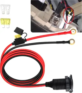 Zuo-1802 Stacool 4ft 24v/12v Cigarette Lighter Socket Extension Cable Heavy Duty 12v Power