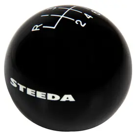 203-e216ulsi20 Steeda Shift Knob 6-speed Black Mustang V6 2015-2017/ Ecoboost/gt 2015-2025