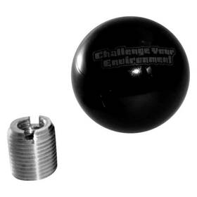 Steinjager J0030452 For Jeep Wrangler 97-06 Manual Challenge Your Environment Black Shift Knob