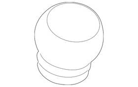 Subaru 35022aj001 Genuine Shift Knob