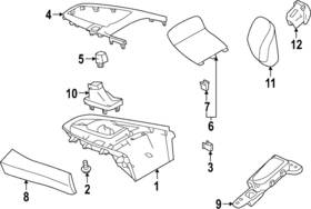 Subaru 35126vc010 Genuine Shift Knob