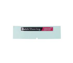 Subaru 91572fe000 Genuine Wrx Sti Quick Steering Sticker Oem