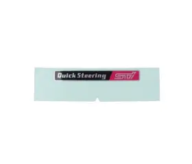 91572fe000 Subaru Genuine Wrx Sti Quick Steering Sticker Oem