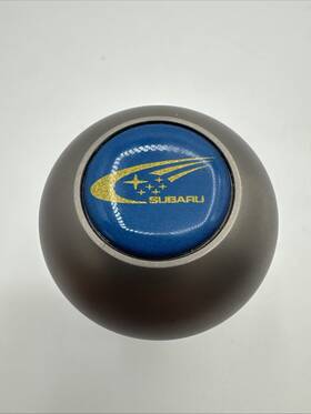 Subaru St3502255000 Impreza Sti Titanium Shift Knob Metal Gear Mt Wrc Gc8 Gdb Jdm