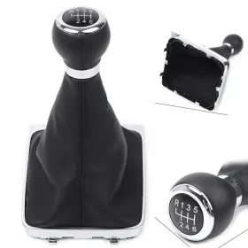 Successsss 550750500874 Manual Gear Shift Knob 6-speed With Boot Cover Stick Lever Gaiter For Vw Passat B6