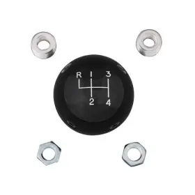 Sum-72416-blk Summit Racing Shift Knob Round Thread On M16 X 1.50mm
