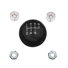 Summit Racing Sum-72616-blk Shift Knob Round Thread On M16 X 1.50mm 72616-blk