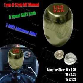 3-sk-tr181-ta-a Supra Tunning Titanium Jdm 5-speed Type-r Style Manual Aluminum Shift Shifter Knob Universal 1