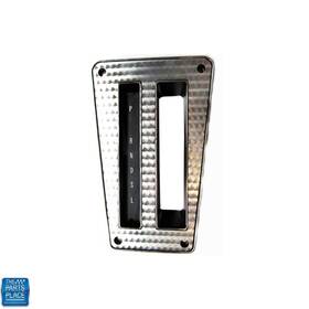 The Parts Place Inc. Cp10493f 70-81 Firebird Auto Console Shifter Trim Plate With Engine Turned Finish 480730