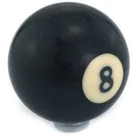 Trf003a Thruifo Black 8 Billiard Style Shift Stick Knob Ball Shape Car