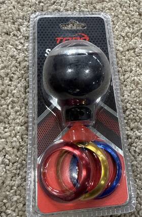 Torq Performance 3awia0934a0a2 Manual Shift Knob. 4 Patterns Color Rings 5/16 Inch - 9/16