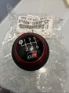33504-12830-c0 Toyota Genuine Grmn Yaris Shift Knob Gr Ultra Suede Sub-assy