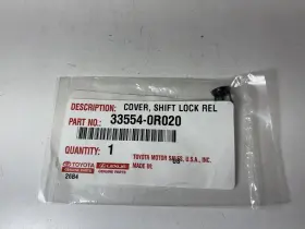 33554-0r020 Toyota 335540r020 Genuine Oem Shift Lock Release Cover 2013-2016 Rav4 Nos