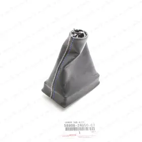 58808-24050-c7 Toyota New Genuine Lexus 15-24 Rc-f Blue And White Stitching Shift Boot