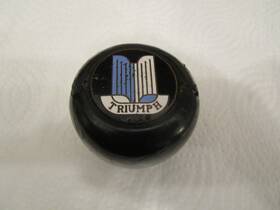 Triumph 8206-33 Tr4a Trw250 Tr6 Amco Vinyl Shift Knob With Shield Rare 1965-1976