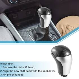 Uauto1 718844785518 Automatic Gear Shift Knob For Toyota Tacoma 2016-2022 Carbon Fiber Pattern