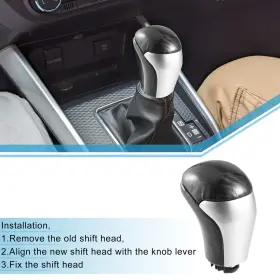 Uauto1 718844785518 Automatic Gear Shift Knob For Toyota Tacoma 2016-2022 Carbon Fiber Pattern