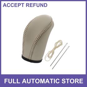 Uauto1 726215679915 Faux Leather Gear Shift Knob Cover Lever For Nissan Pathfinder 2013-2020