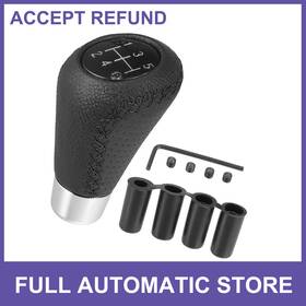 Uauto1 731618748878 Universal 5 Speed Car Gear Lever Shifter Manual Stick Shift Knob Pu Leather