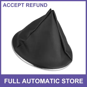 Uauto1 731618749219 Gear Stick Shift Knob Gaiter Boot Cover For Fiat 500 C 2007-2015 Faux Leather