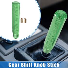 Uauto1 786527423934 Gear Shift Knob Stick 25cm Faux Crystal Universal For Vehicle Acrylic Green
