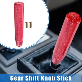 Uauto1 786527423989 Car Gear Shift Knob Stick 25cm Faux Crystal Universal For Vehicle Acrylic Red
