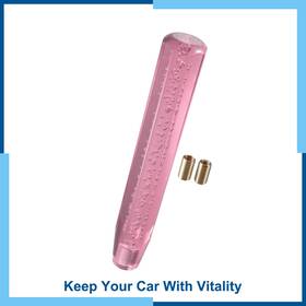Uauto1 786527424047 Gear Shift Knob Stick 30cm Faux Crystal Universal For Vehicle Acrylic Pink