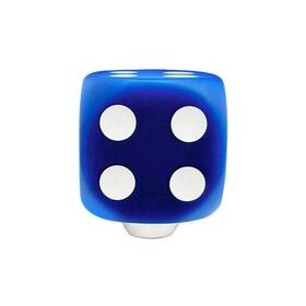 United Pacific 70164 Manual Transmission Shift Knob Gearshift Blue
