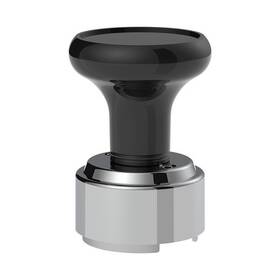 United Pacific 70347 Gearshift Knob Black Round Grip Screw Mount Thread