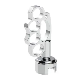 70599 United Pacific Thread-on Knuckle Gearshift Knob With Chrome 13/15/18 Speed Adapter -