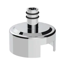 70603b United Pacific Mounting Adapter 7/16 Inch Chrome Top Gearshift For Eaton