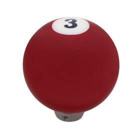 United Pacific 70663 Manual Transmission Shifter Knob Pool Ball Number Inch 3