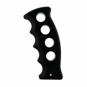 United Pacific 70672 Black Inch Gatling Pistol Grip Shift Knob Universal Fit Each