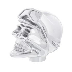 70780b United Pacific Manual Transmission Shift Knob Chrome Skull Biker