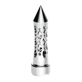 United Pacific 70784 Gearshift Knob Chrome Vertical M30 X3.5 Thread On