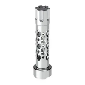 70785 United Pacific Gearshift Knob Chrome Vertical M30 X3.5 Thread On