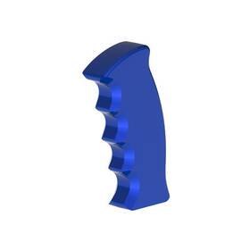United Pacific 70809b Gearshift Knob Blue Pistol Grip Thread On 1/2 Inch 13