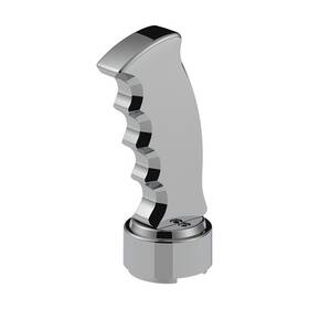 United Pacific 70831 Gearshift Knob Aluminum Thread On Pistol Grip With