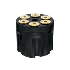 United Pacific 70857 Gearshift Knob Matte Black Aluminum Screw On For