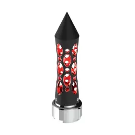 70911 United Pacific Gearshift Knob Black/red Led Daytona Style Spike 9/10