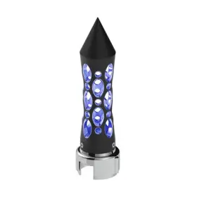 70916 United Pacific Gearshift Knob Black/blue Led Daytona Style Spike