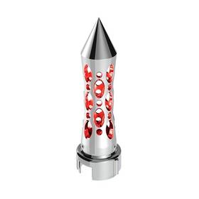 United Pacific 70919 Gearshift Knob Chrome/red Led Daytona Style Spike