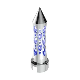 70920 United Pacific Gearshift Knob Chrome/blue Led Daytona Style Spike