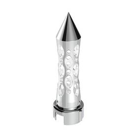 United Pacific 70921 Gearshift Knob Chrome/white Led Daytona Style Spike