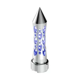 70924 United Pacific Gearshift Knob Chrome/blue Led Daytona Style Spike